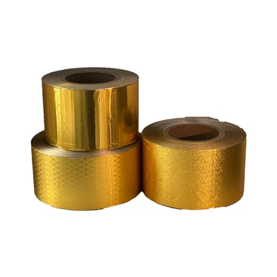 Foglio di alluminio dorato